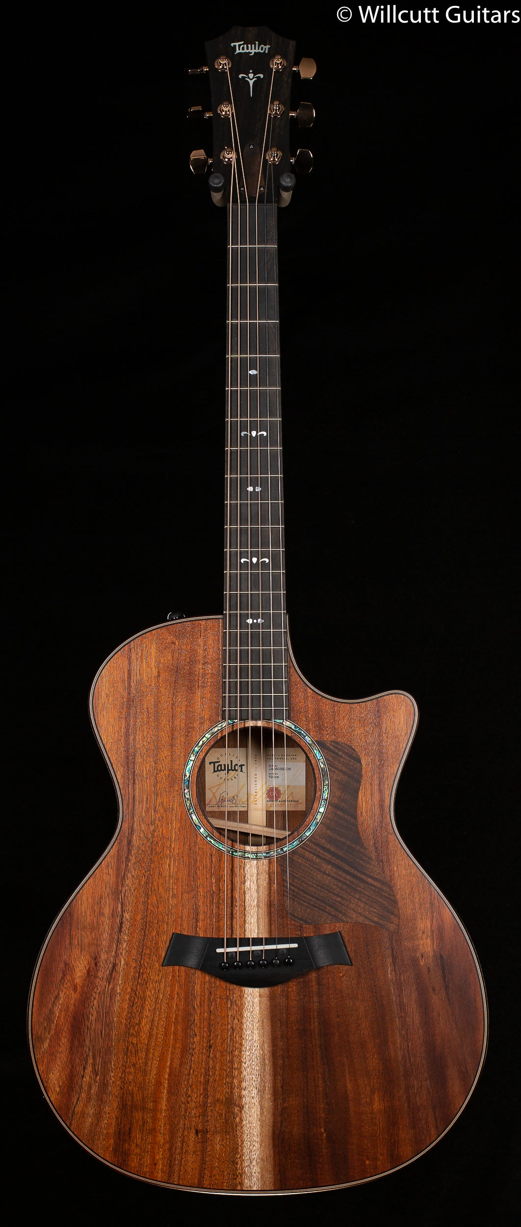 Taylor 724ce Grand Auditorium Koa (106)