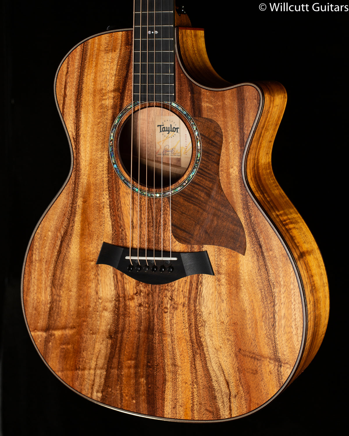 Taylor 724ce Koa Grand Auditorium (163)