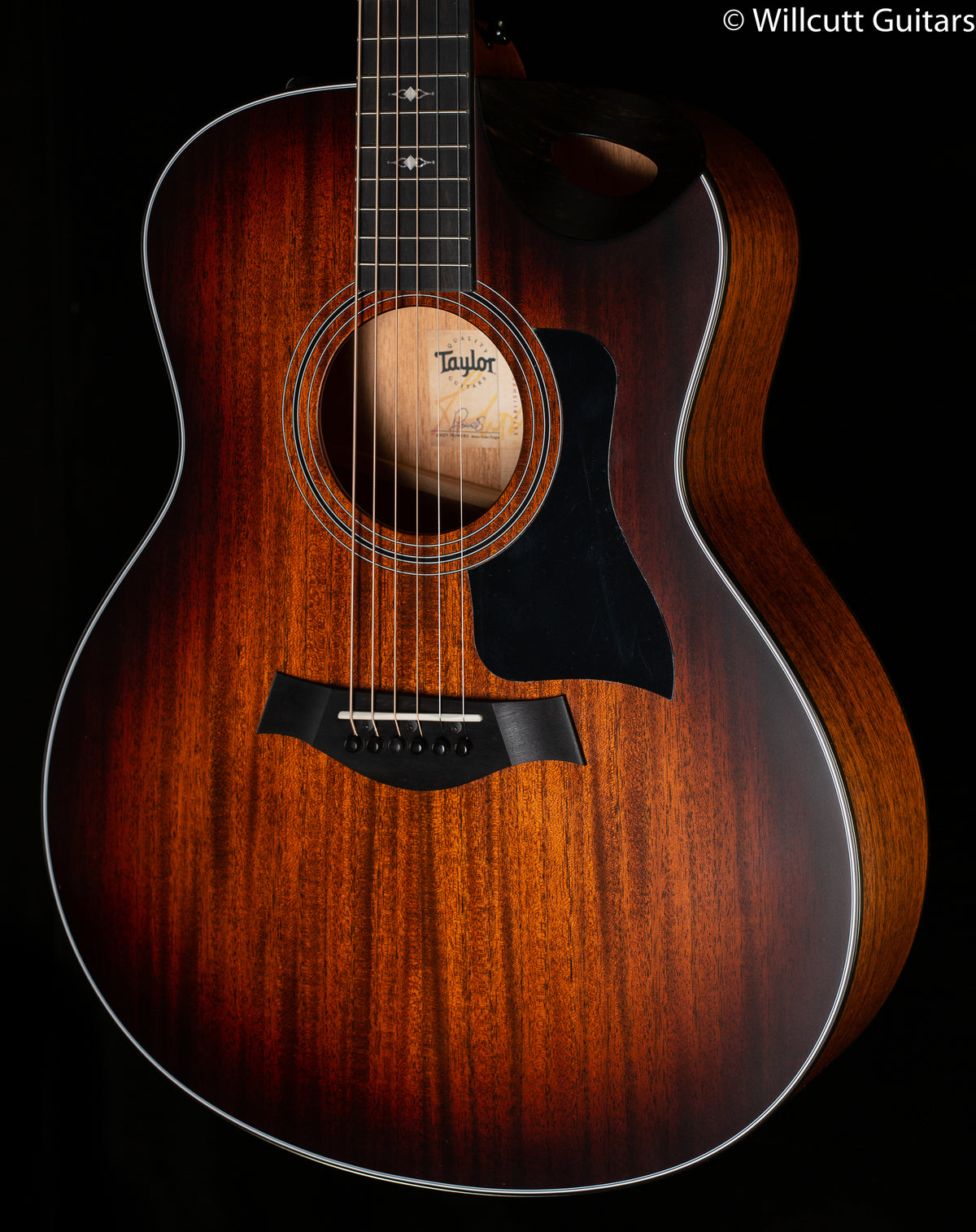 2022 Taylor 326ce Grand Symphony Mahogan Shaded Edge Burst (078)