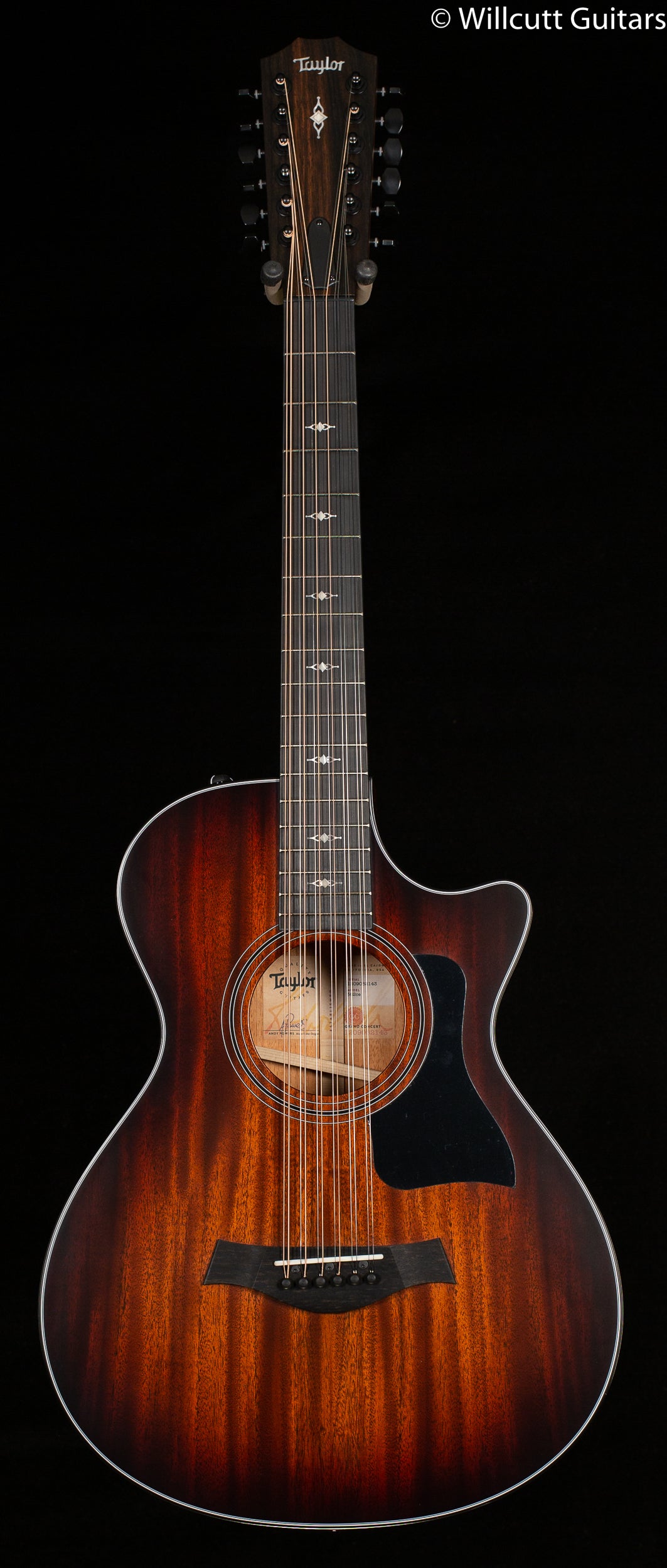 Taylor 362ce Grand Concert Mahogany 12 String Shaded Edge Burst (143)