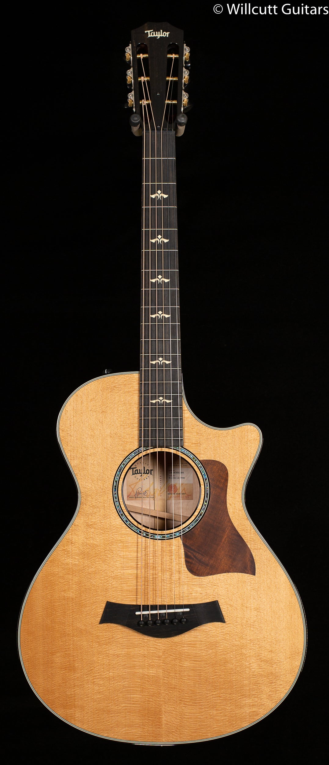 Taylor 612ce 12-Fret Grand Concert Sitka/ Maple (144) - Willcutt Guitars