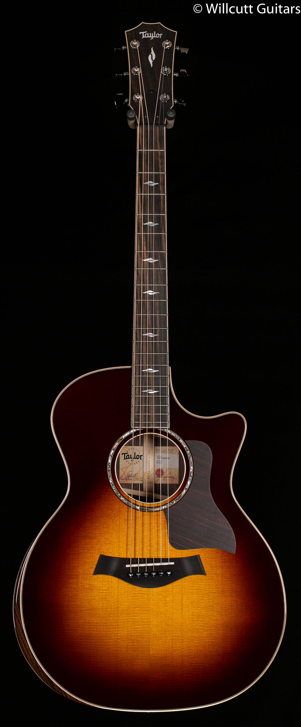 Taylor 814c Sunburst Radius Armrest