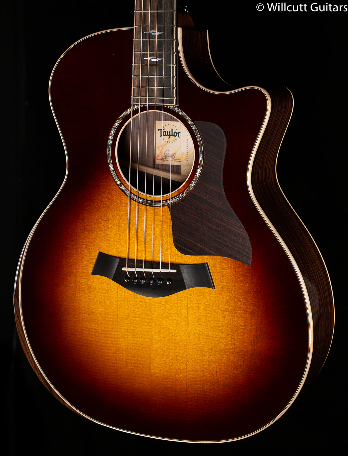 Taylor 814c Sunburst Radius Armrest