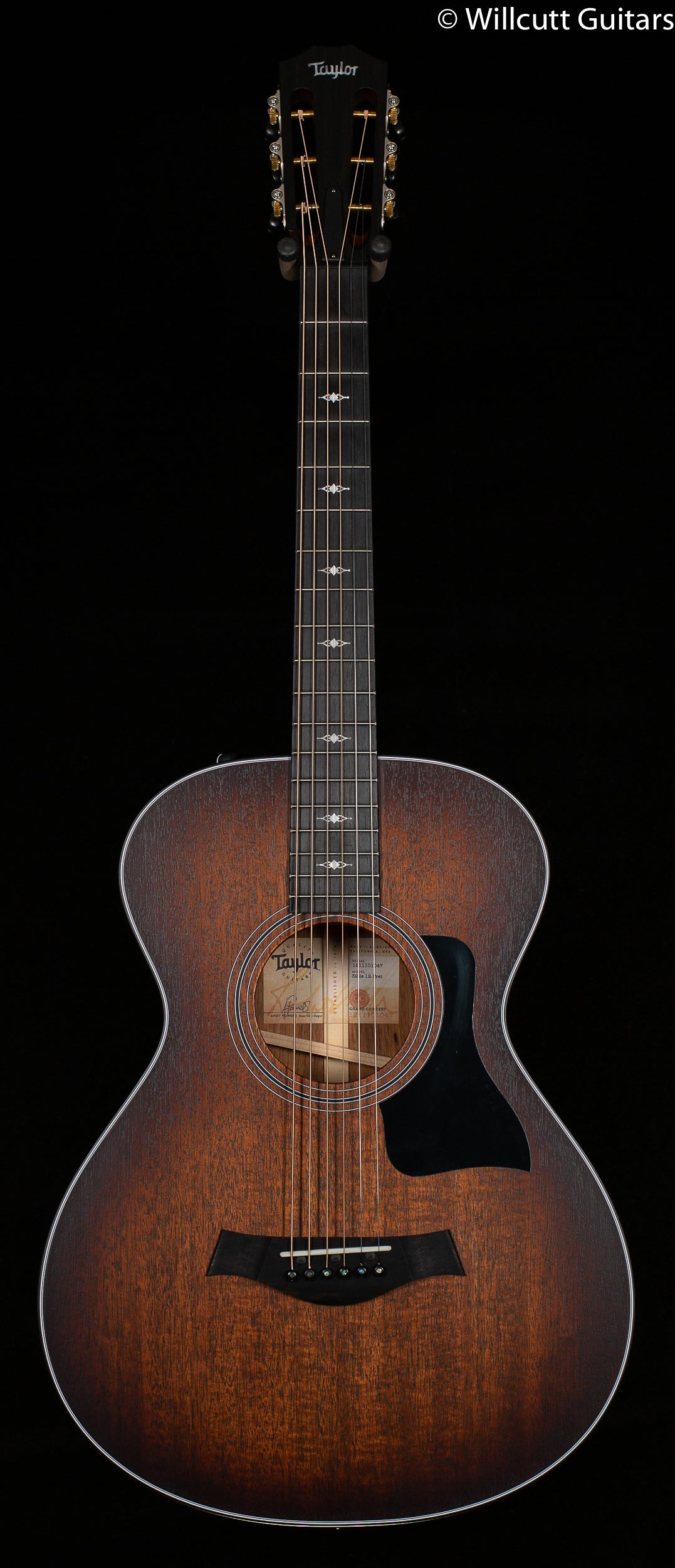 Taylor 322e Shaded Edge Burst V-Class