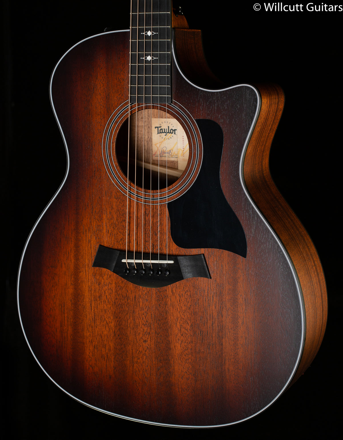 Taylor 324ce Shaded Edge Burst V-Class Bracing (106)