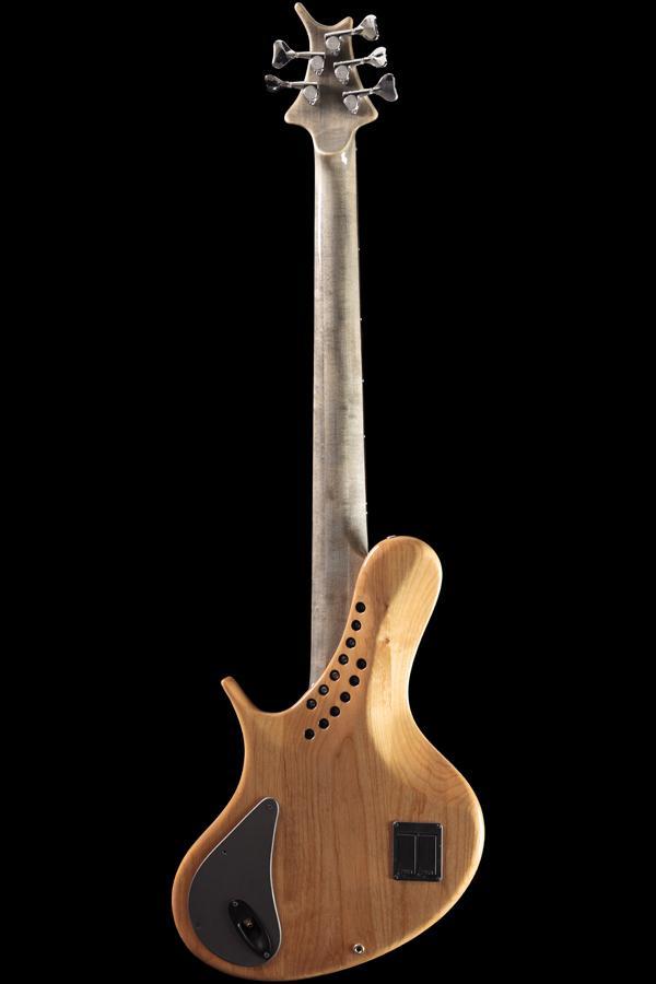 Ritter R8 Singlecut 5-String Captain Silver Bass Guitar (255)