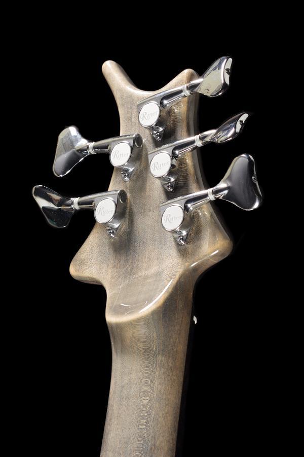 Ritter R8 Singlecut 5-String Captain Silver Bass Guitar (255)