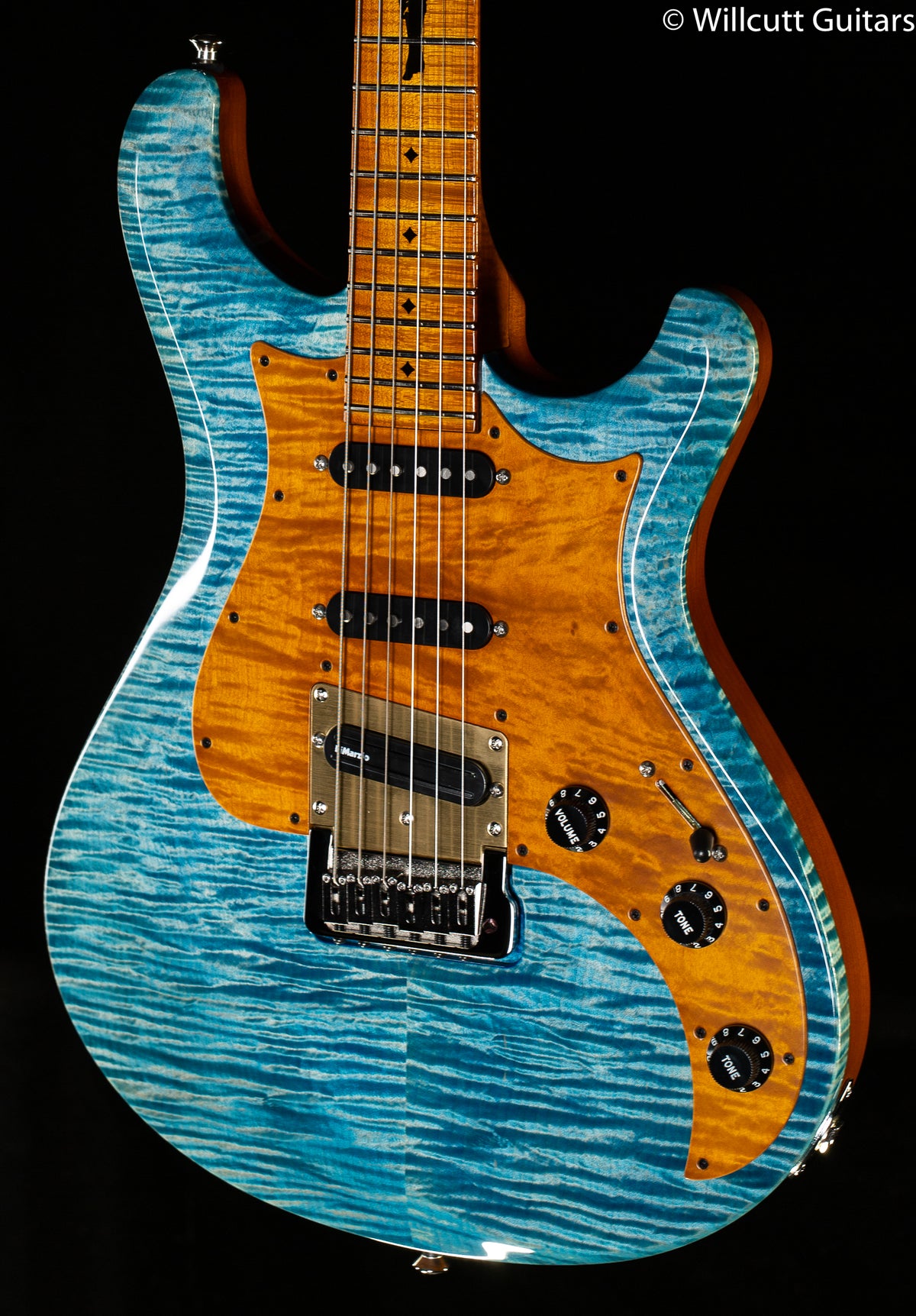 Knaggs Severn Trem Larry Mitchell Model Turquoise - Gloss