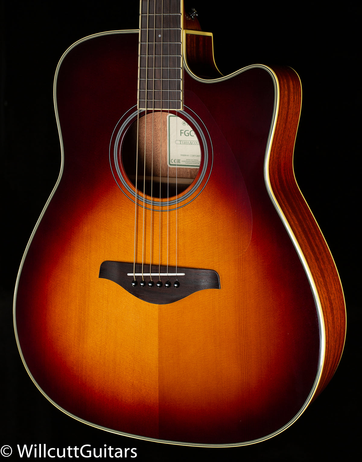 Yamaha FGC-TA TransAcoustic Brown Sunburst (657)