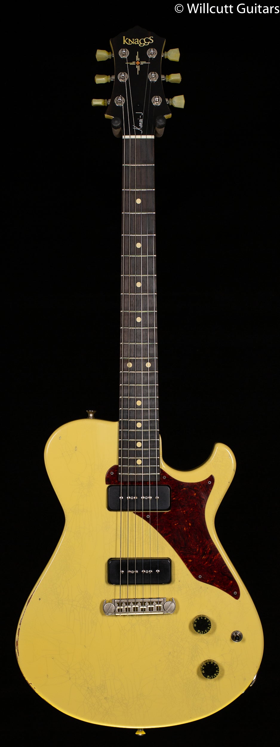 Knaggs Influence Kenai J 2 P-90 Brazilian TV Yellow Gloss Relic
