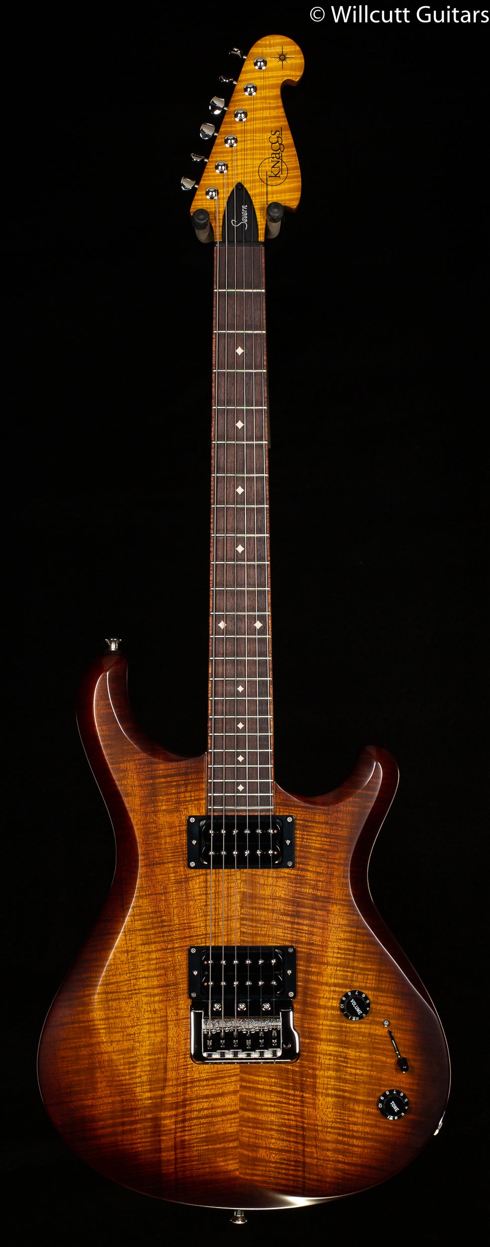 Knaggs Chesapeake Severn Trembuck Tier 1 Natural Burst Koa Top (353)