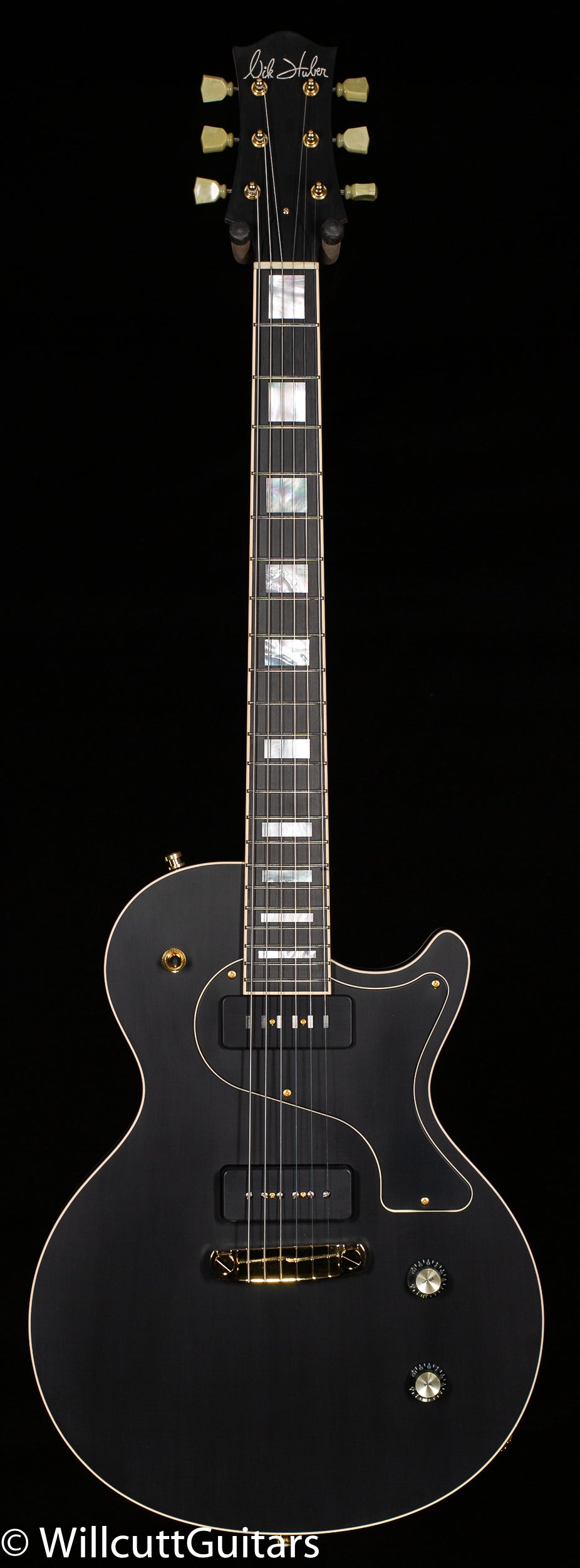 Nik Huber Krautster II Custom Worn Onyx Black 2 P90