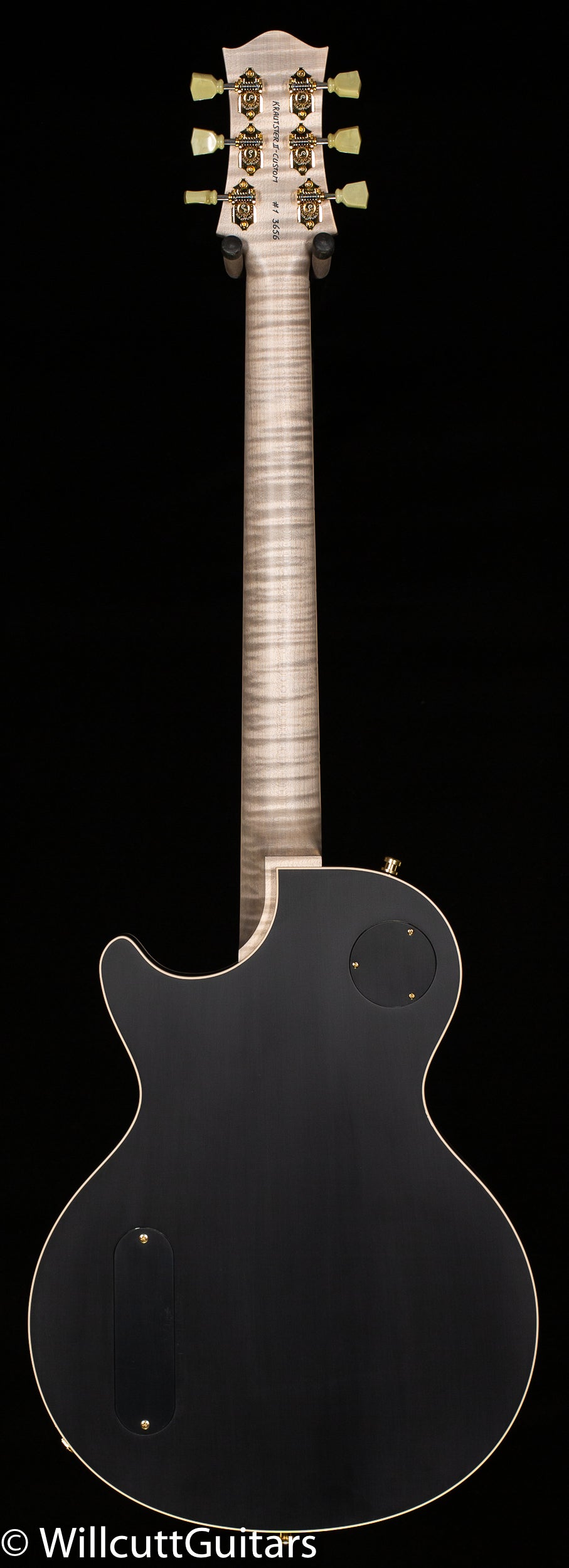 Nik Huber Krautster II Custom Worn Onyx Black 2 P90