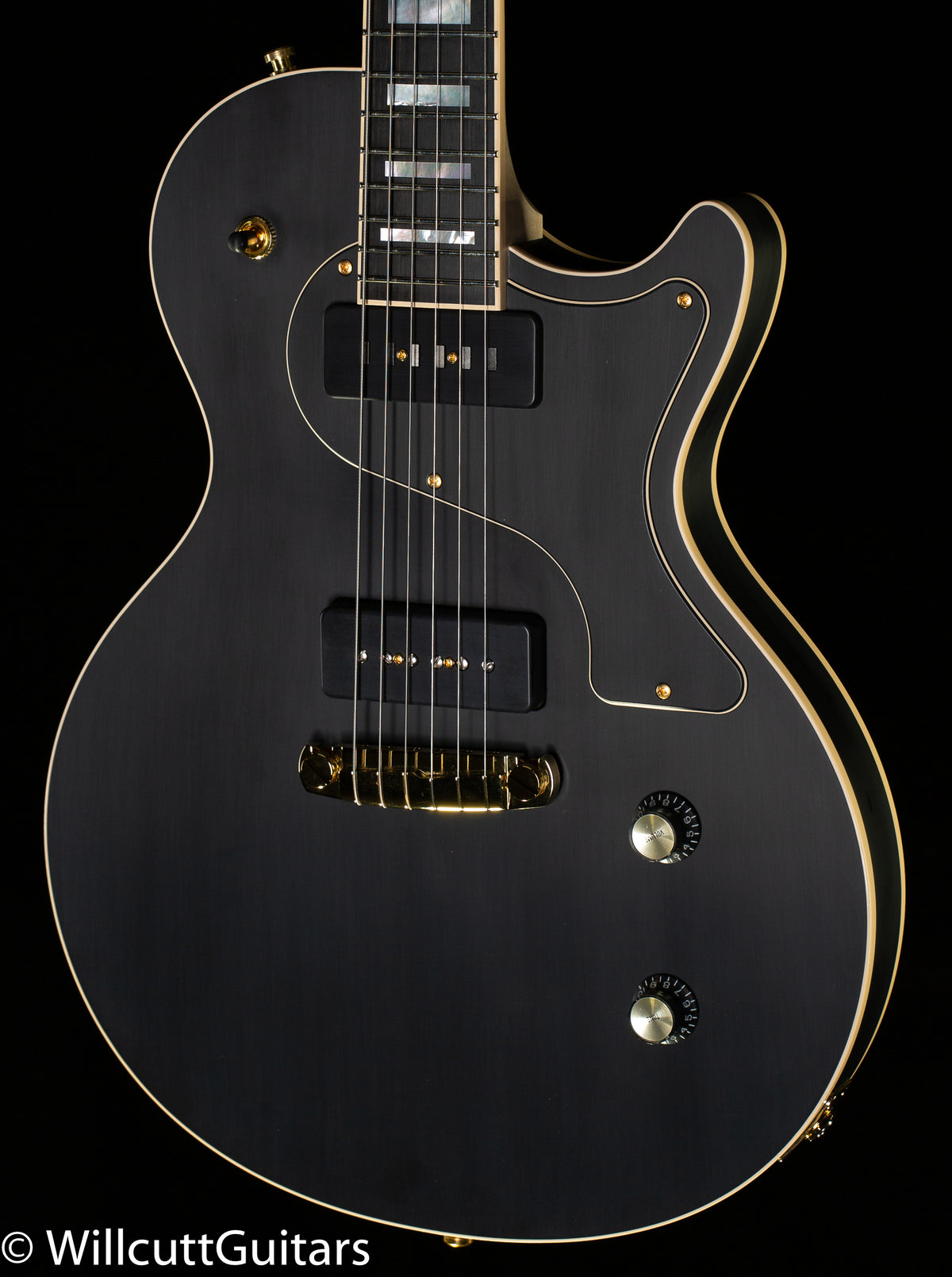 Nik Huber Krautster II Custom Worn Onyx Black 2 P90