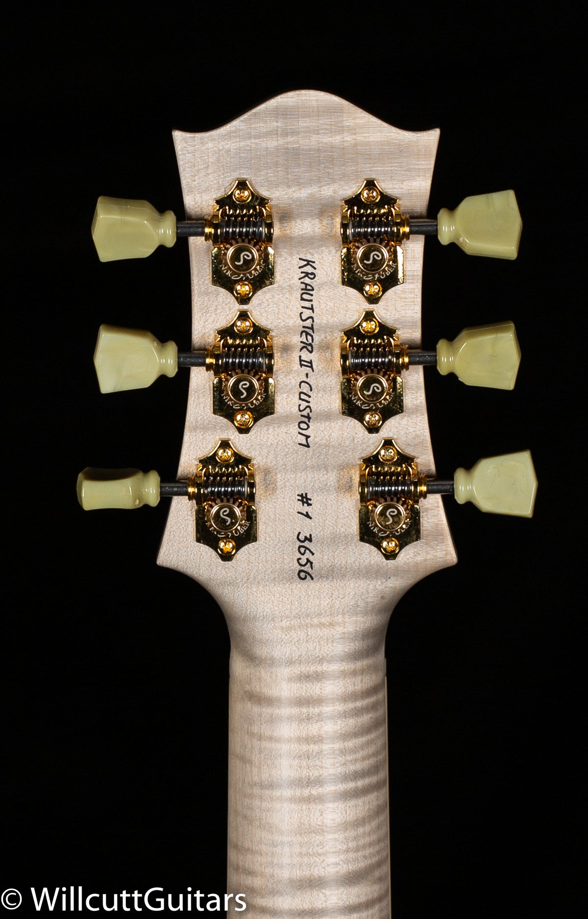 Nik Huber Krautster II Custom Worn Onyx Black 2 P90