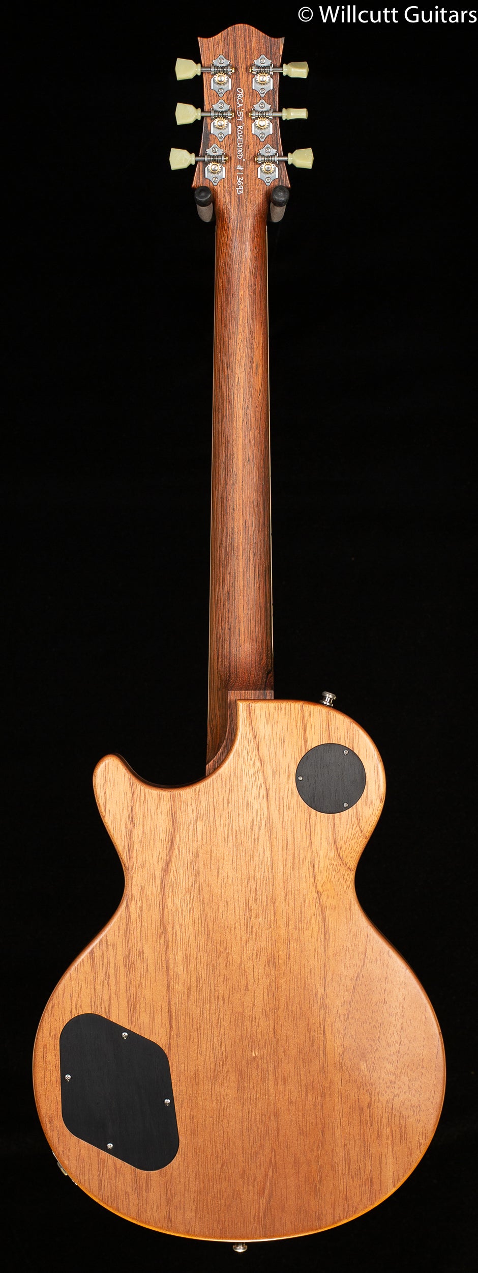 Nik Huber Orca '59 Rusty Petrol Blue Brazilian Neck
