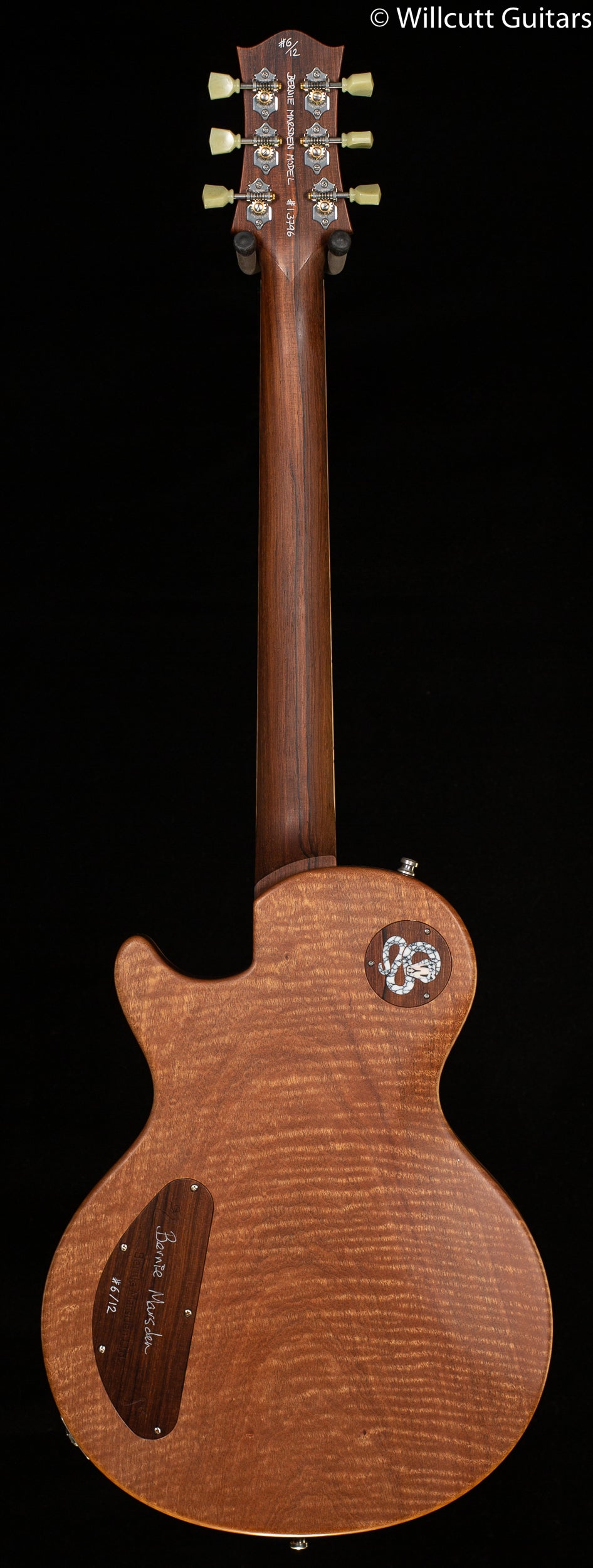 Nik Huber Orca Bernie Marsden Signature Gold Top (796)