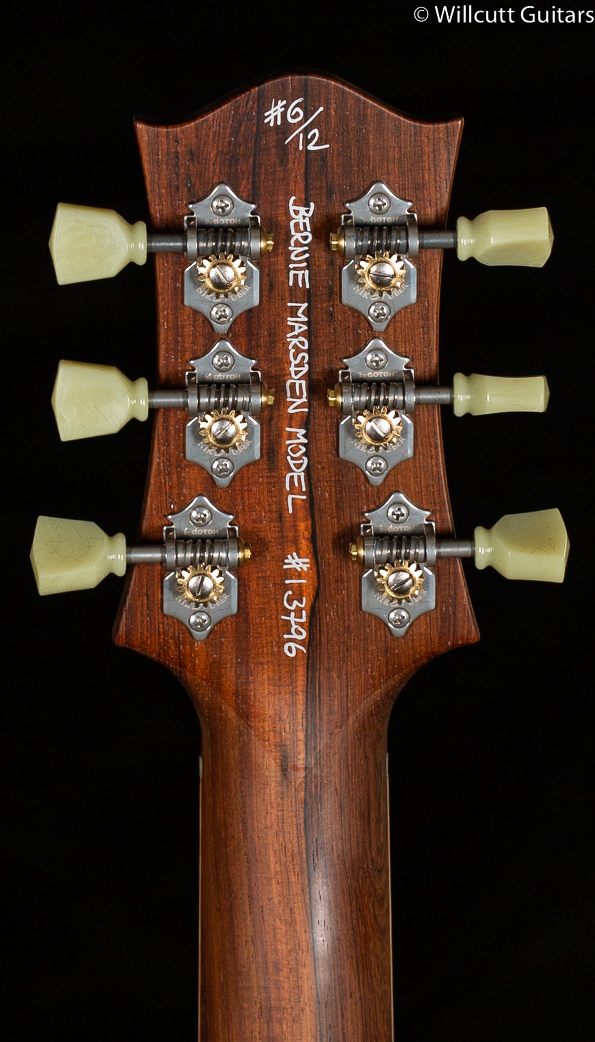 Nik Huber Orca Bernie Marsden Signature Gold Top (796)