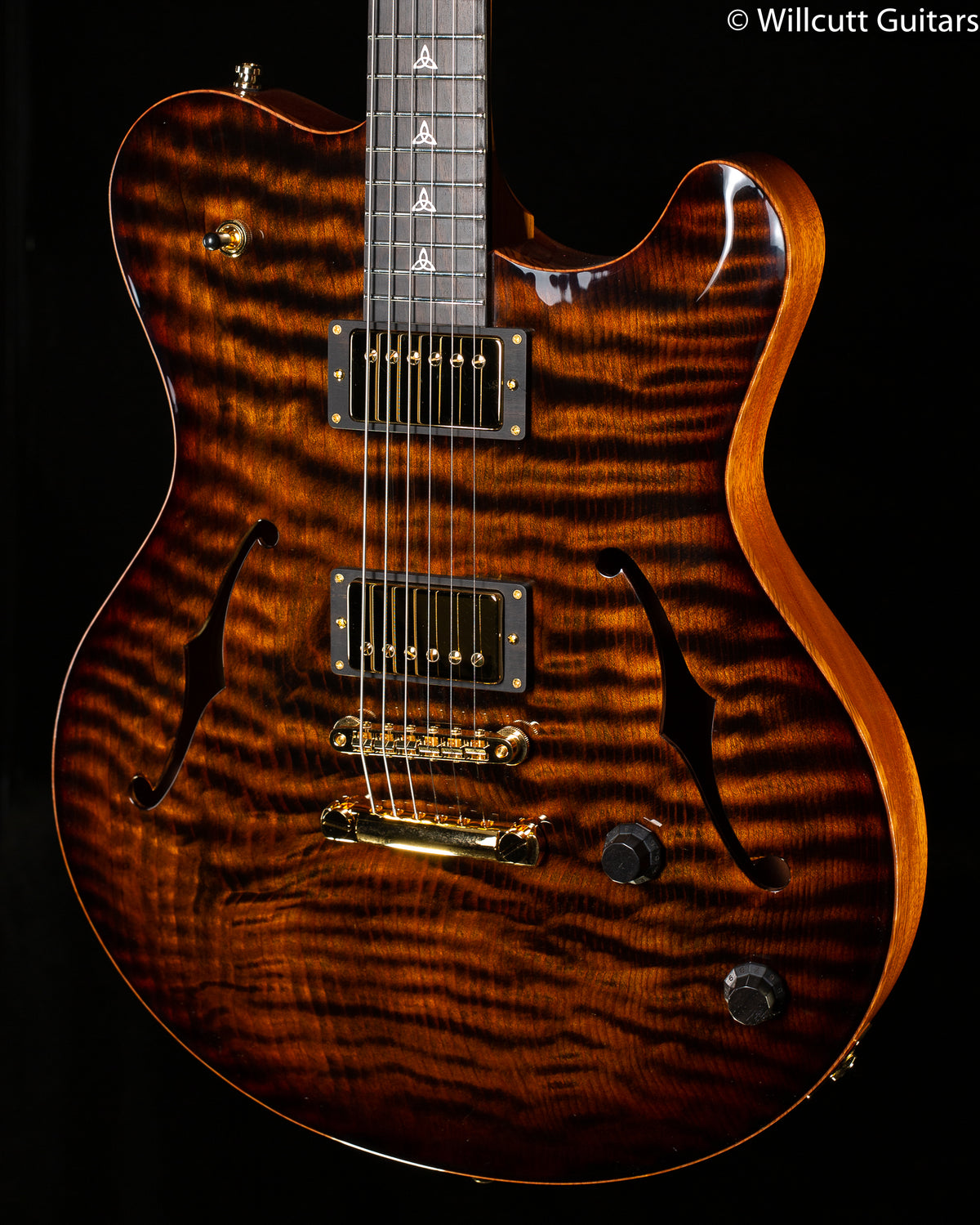 Nik Huber Rietbergen Standard Redwood Tiger Eye Burst