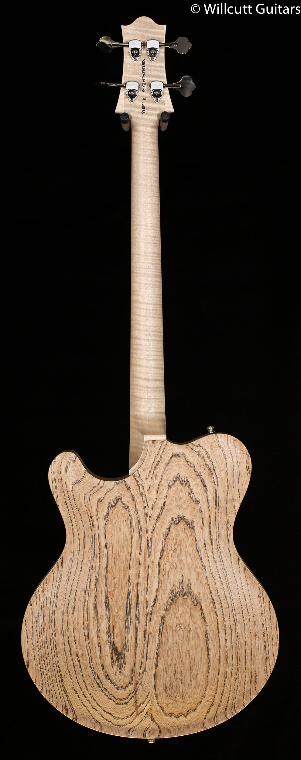 Nik Huber Rietbergen Bass Worn Onyx Bass Guitar (873)