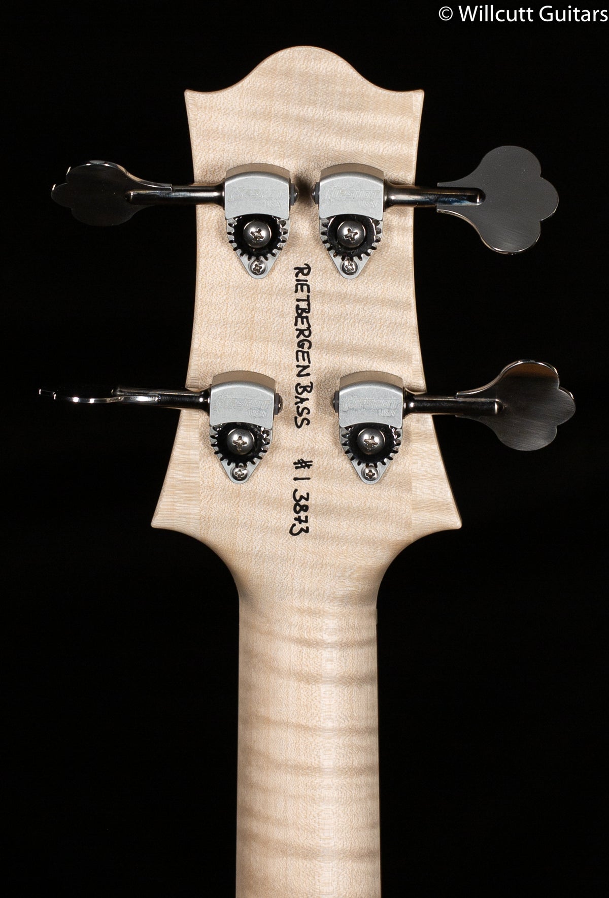 Nik Huber Rietbergen Bass Worn Onyx Bass Guitar (873)