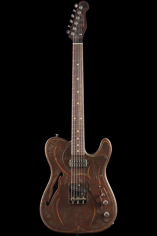 Trussart SteelCaster Deluxe Pinstripe Rust O Matic