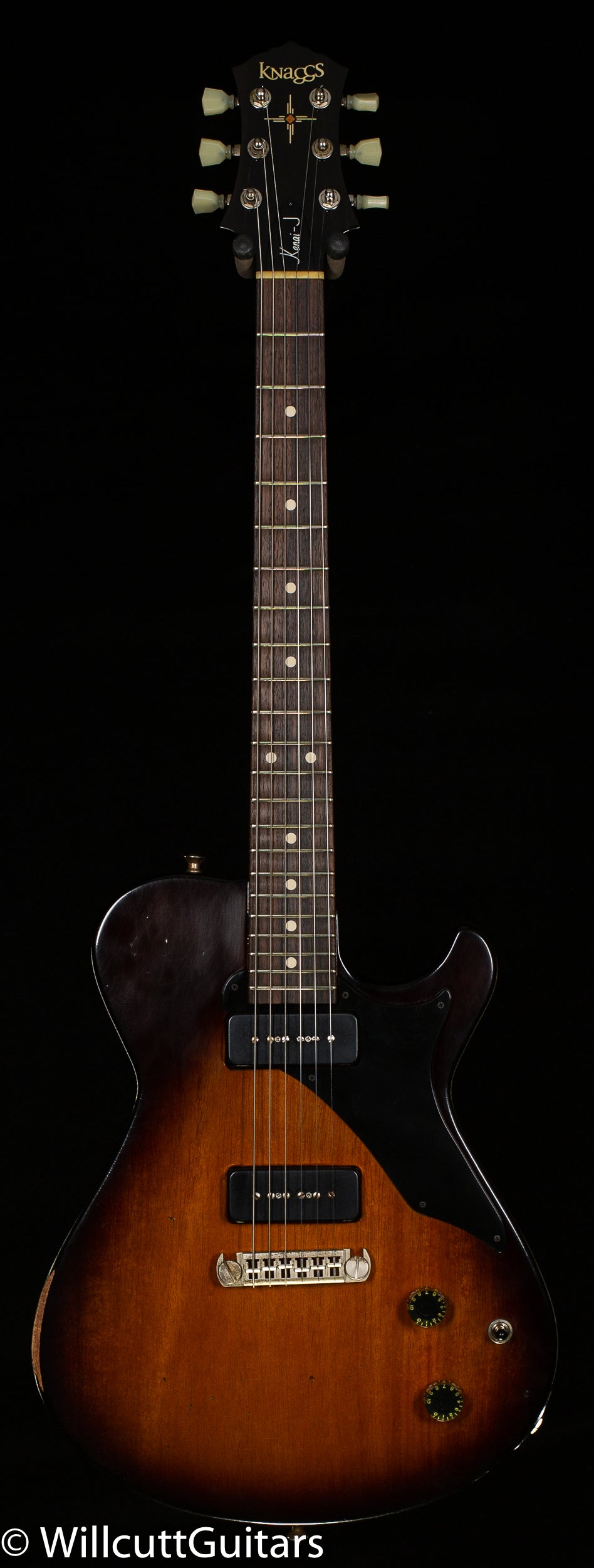 Knaggs Influence Kenai J Dark Tobacco Burst 2-90 Gloss Relic