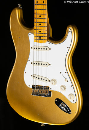 Fender Custom Shop Postmodern Strat Journeyman Relic, Maple Fingerboard, Aged Aztec Gold (754)