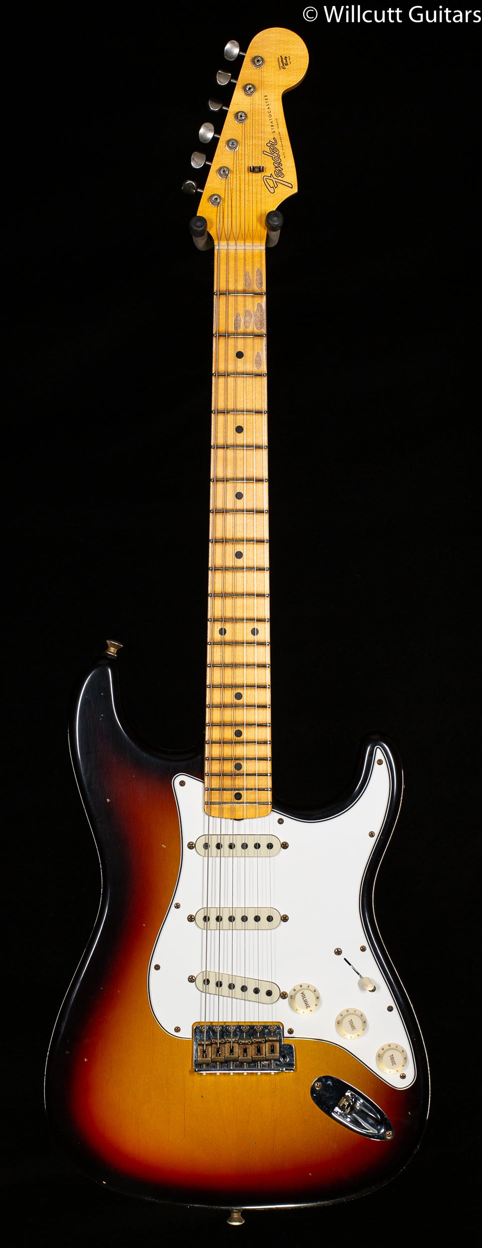 Fender Custom Shop Postmodern Strat Journeyman Relic Bleached 3-Color Sunburst (817)