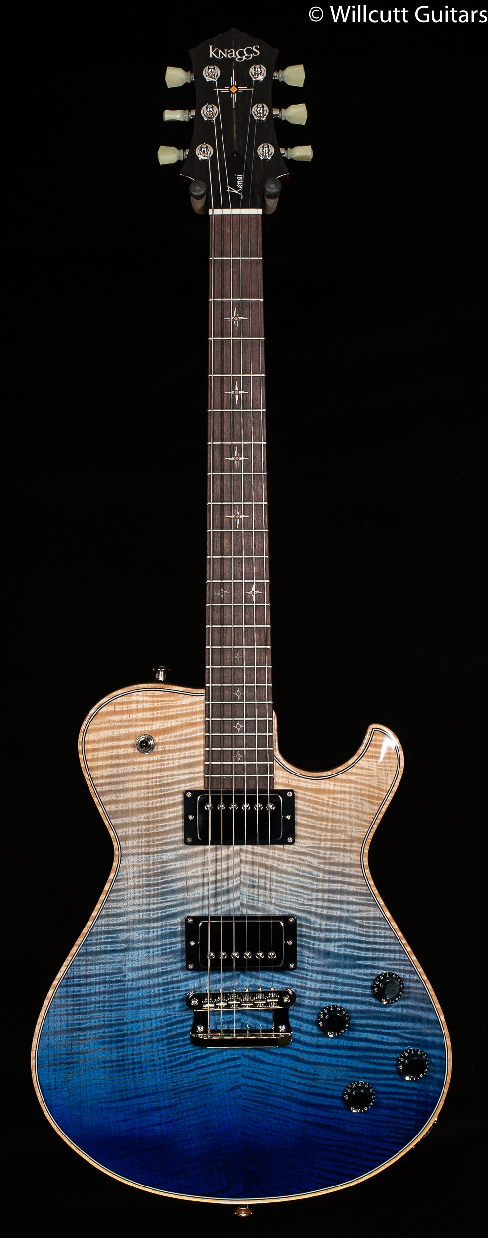 ギター Knaggs Kenai Knaggs Kenai Aged Scotch with Onyx Binding Electric Guitar