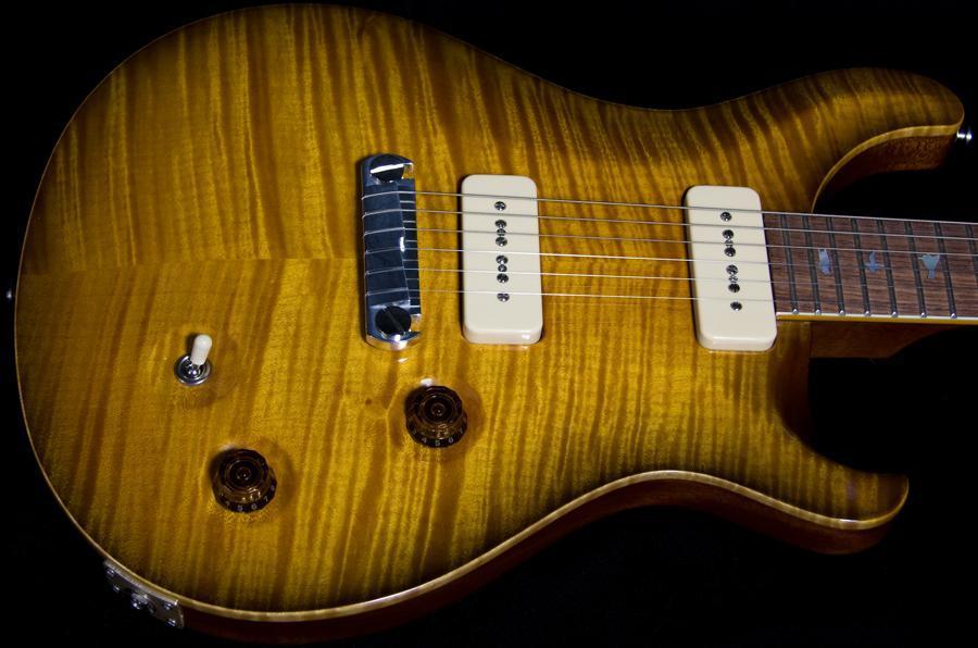 PRS Ted McCarty DC 245 Soapbar Black Amber 10 Top (123)