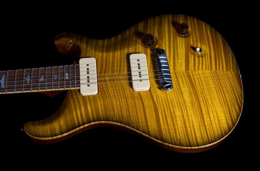 PRS Ted McCarty DC 245 Soapbar Black Amber 10 Top (123)