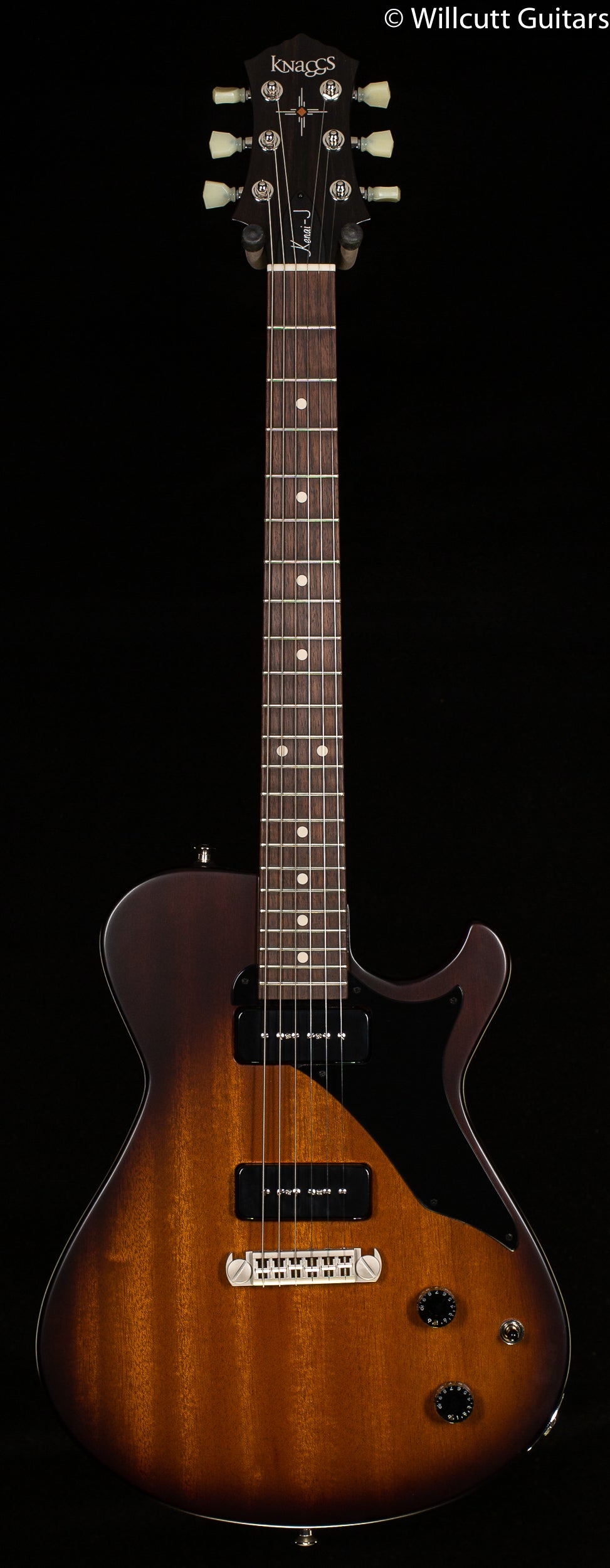 Knaggs Influence Kenai J Tobacco Burst 2 P-90 SemiGloss