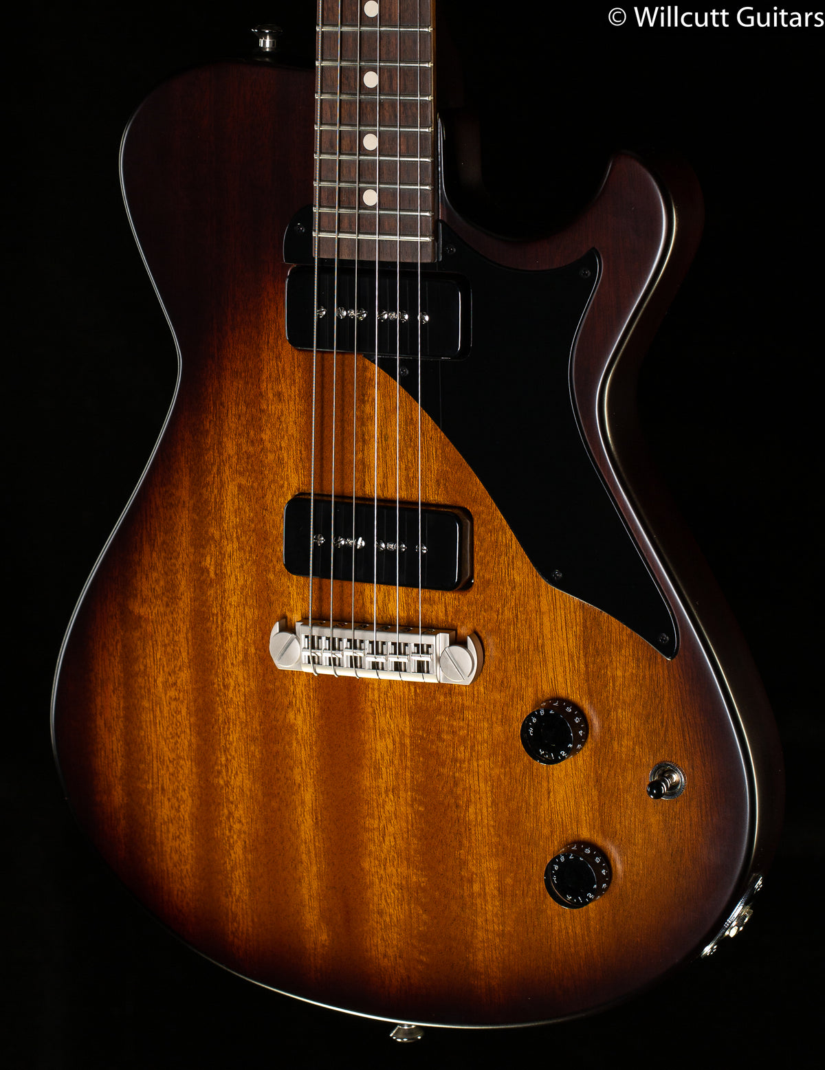 Knaggs Influence Kenai J Tobacco Burst 2 P-90 SemiGloss
