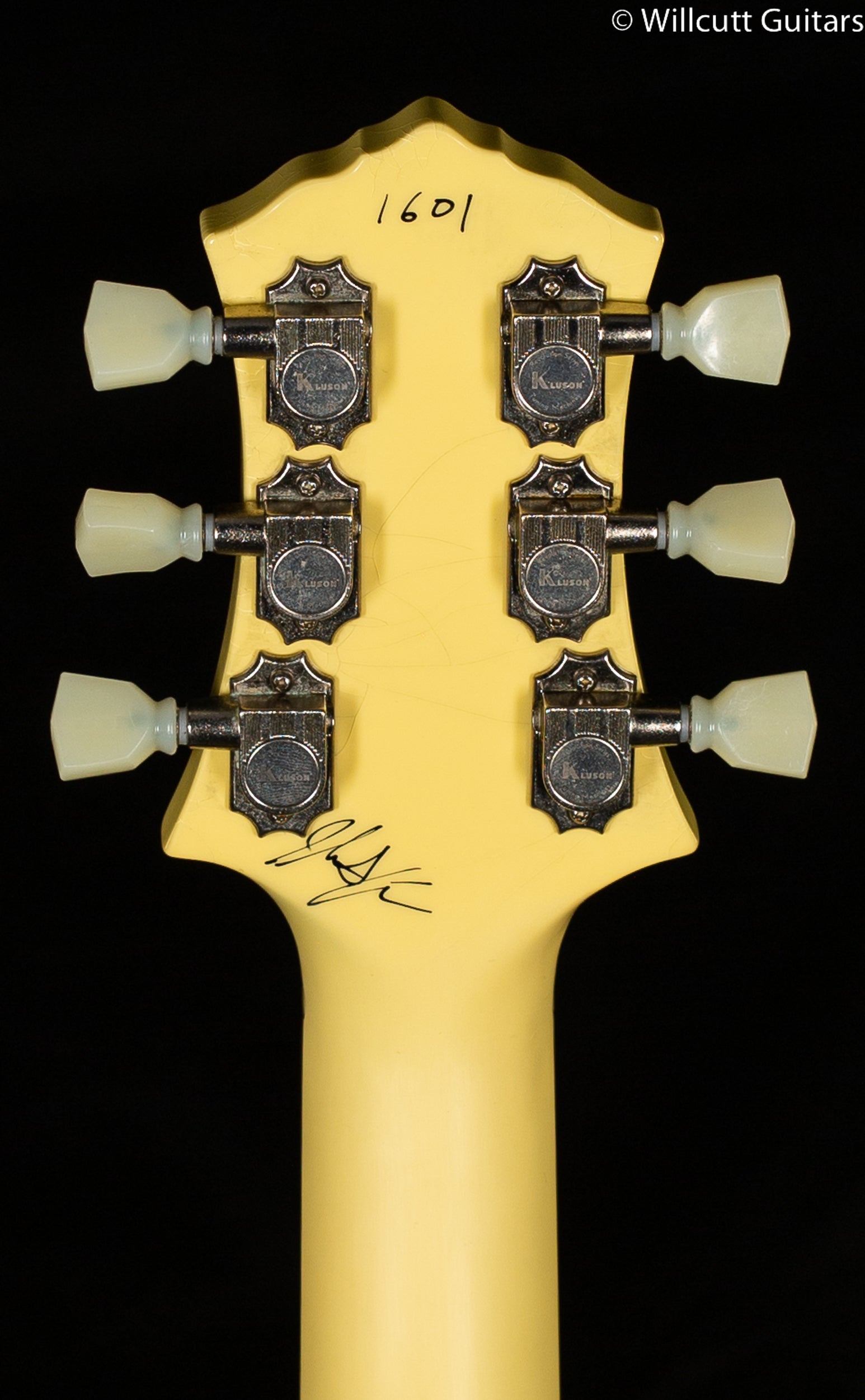 Knaggs Kenai J 2 P90 TV Yellow Gloss Relic (601) - Willcutt Guitars