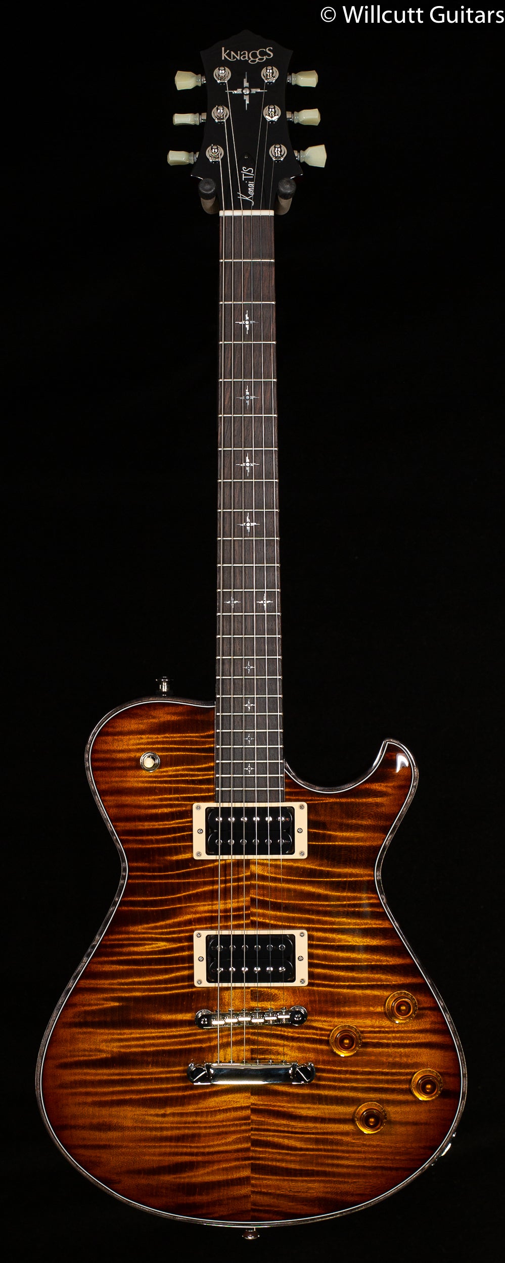 Knaggs Eric Steckel Kenai T/S Sunflower w/Onyx binding (616)