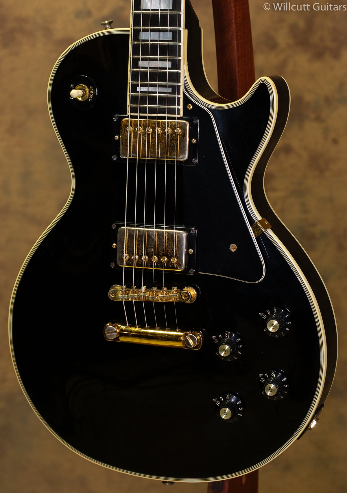 Gibson Vintage 1974 Les Paul Custom, Ebony OHSC Used