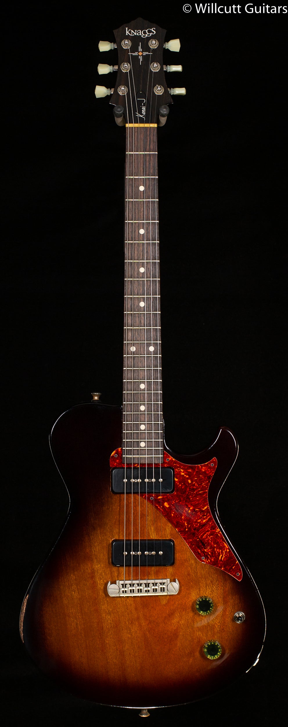 Knaggs Kenai-J P2 Dark Tobacco Burst Relic (713)
