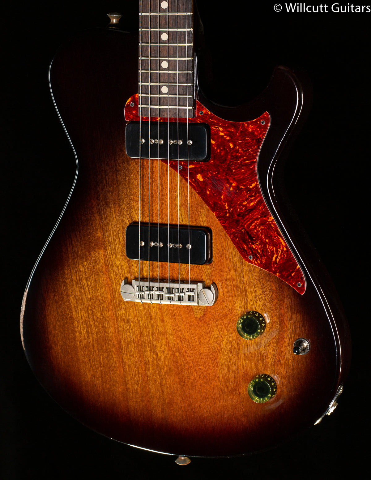 Knaggs Kenai-J P2 Dark Tobacco Burst Relic (713)