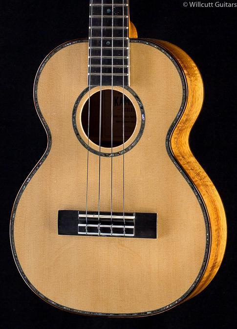 Kamaka HF-3-D2I Tenor Deluxe Ukulele Slothead Spruce Top (014)