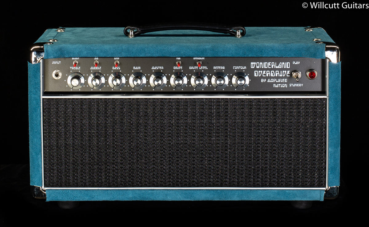 Amplified Nation Wonderland Overdrive v2 Medium Blue Suede 50w Head