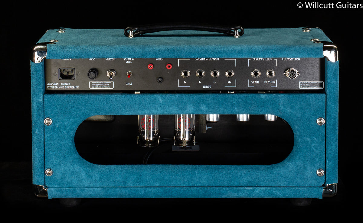 Amplified Nation Wonderland Overdrive v2 Medium Blue Suede 50w Head