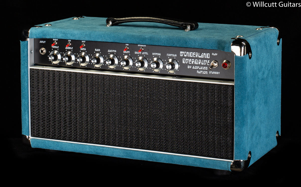 Amplified Nation Wonderland Overdrive v2 Medium Blue Suede 50w Head