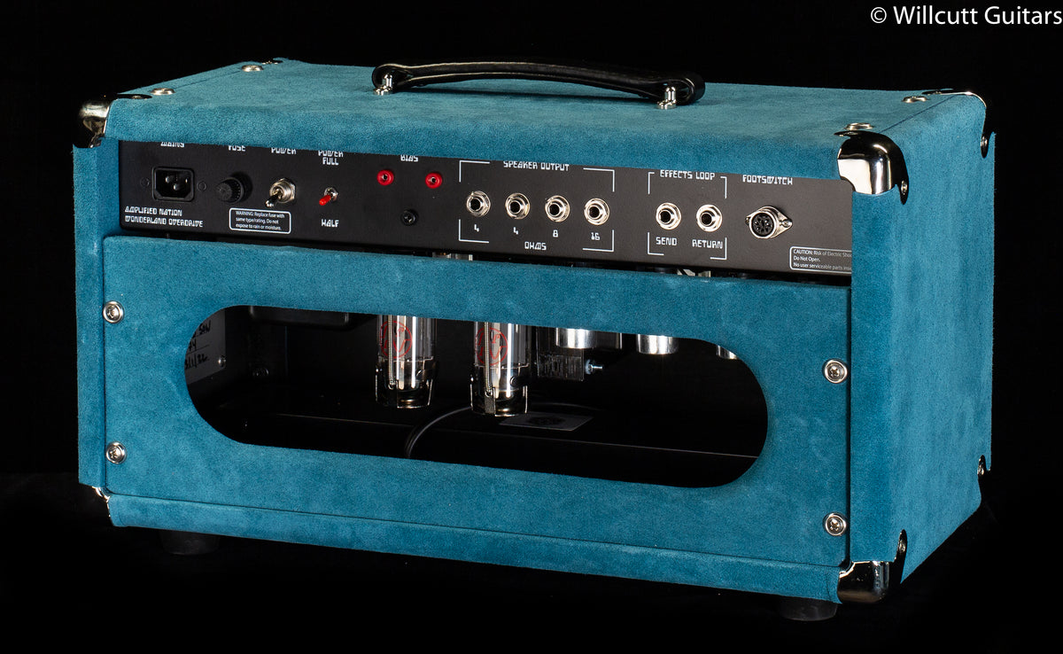 Amplified Nation Wonderland Overdrive v2 Medium Blue Suede 50w Head