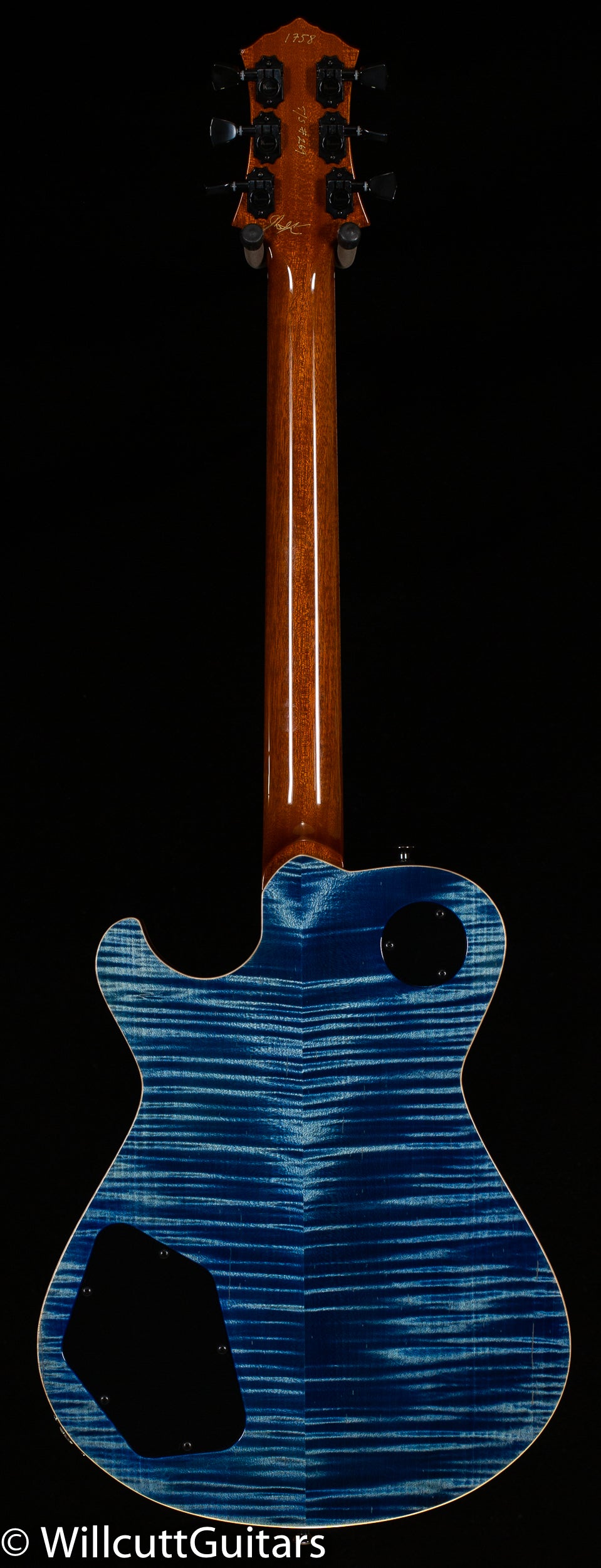 Knaggs Eric Steckel Kenai T/S Blue Marlin T1 Maple top and back (758)