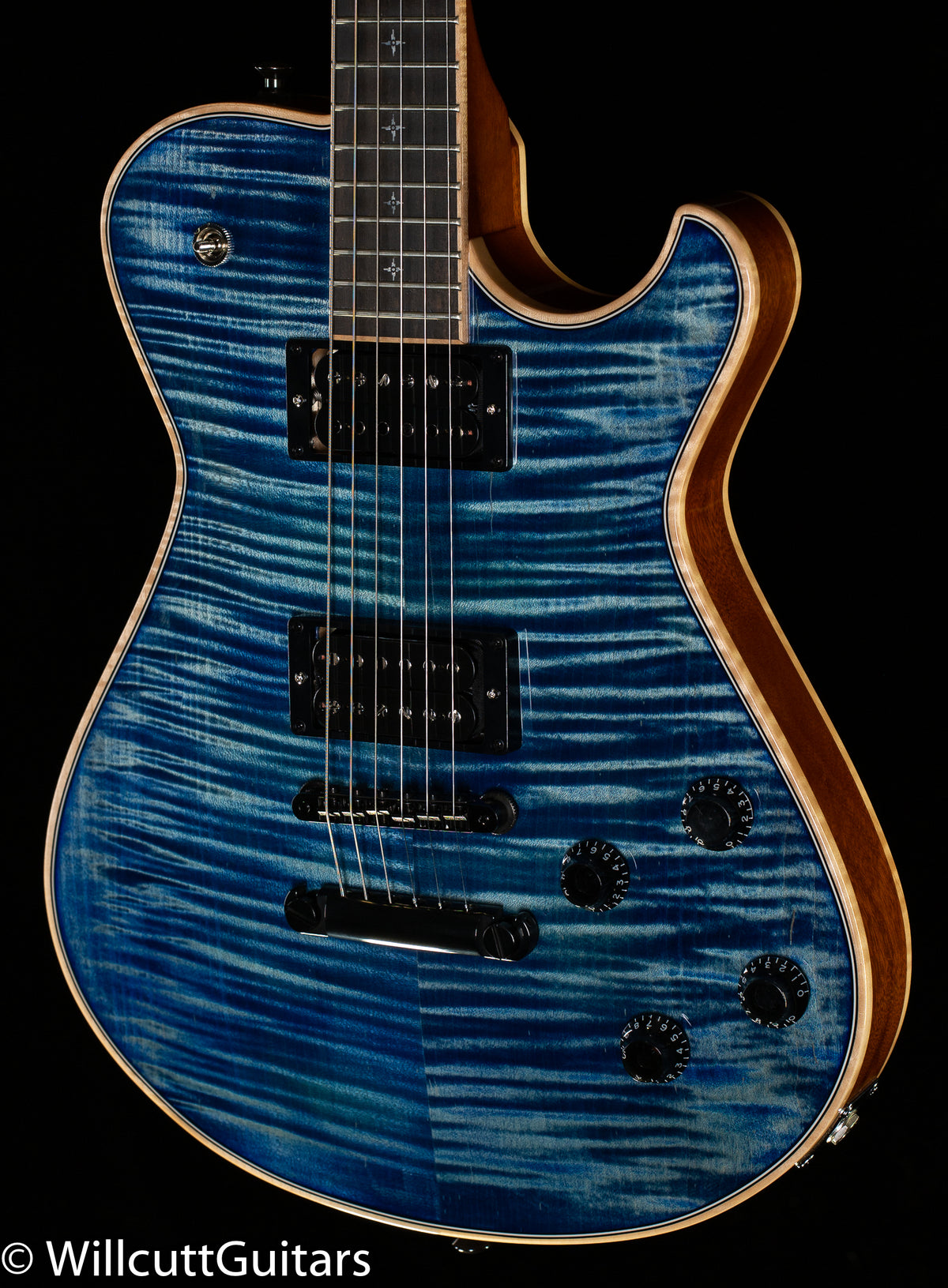 Knaggs Eric Steckel Kenai T/S Blue Marlin T1 Maple top and back (758)