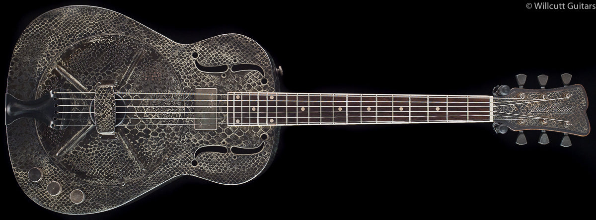 Trussart SteelReso Gator Snakeskin Cream Black (055)