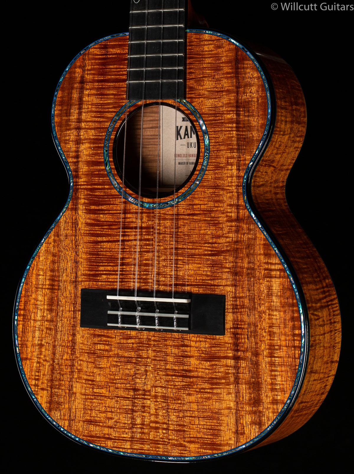 Kamaka HF-3-D4I Tenor Deluxe 4 Jake Blue Ukulele