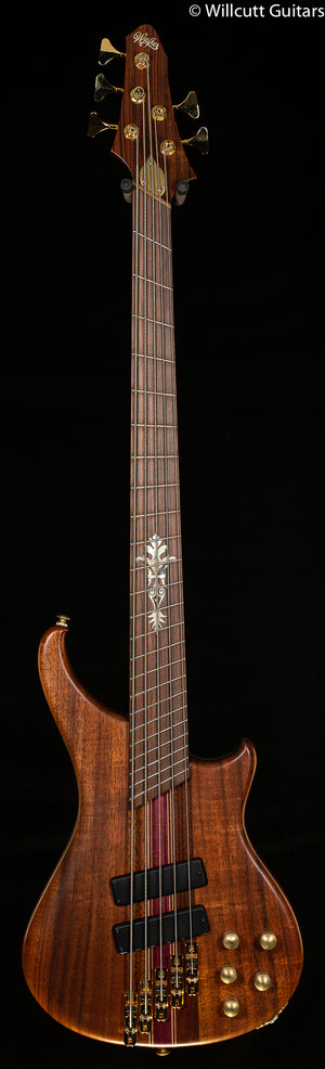 Scott Walker Custom Koa 5-String Multi-Scale  Bass Guitar