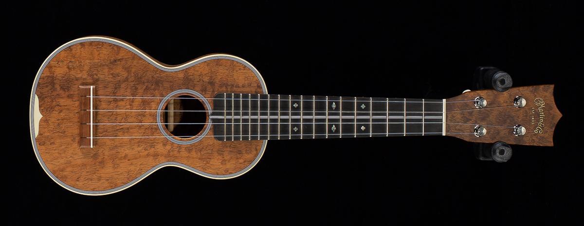 Martin Custom Shop SND, Soprano Uke, Blistered Koa